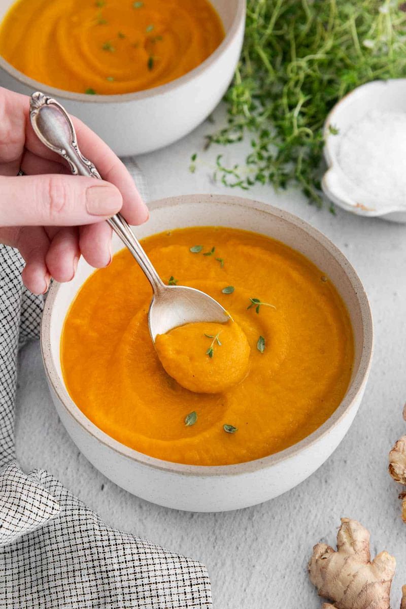 Carrot-Ginger Soup Cubes