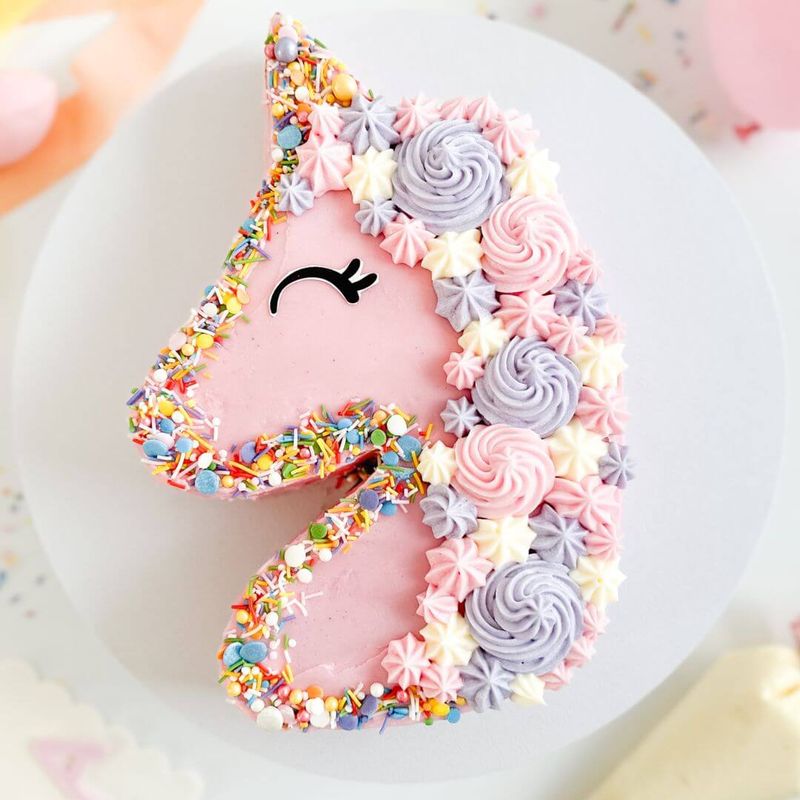 Rainbow Unicorn Fantasy Cake
