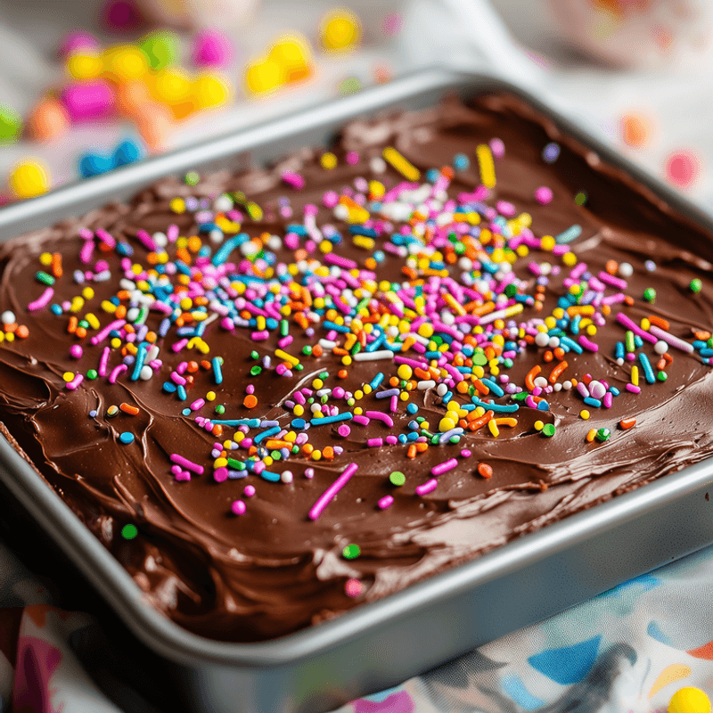 Lazy Baker's Chocolate Sheet Cake