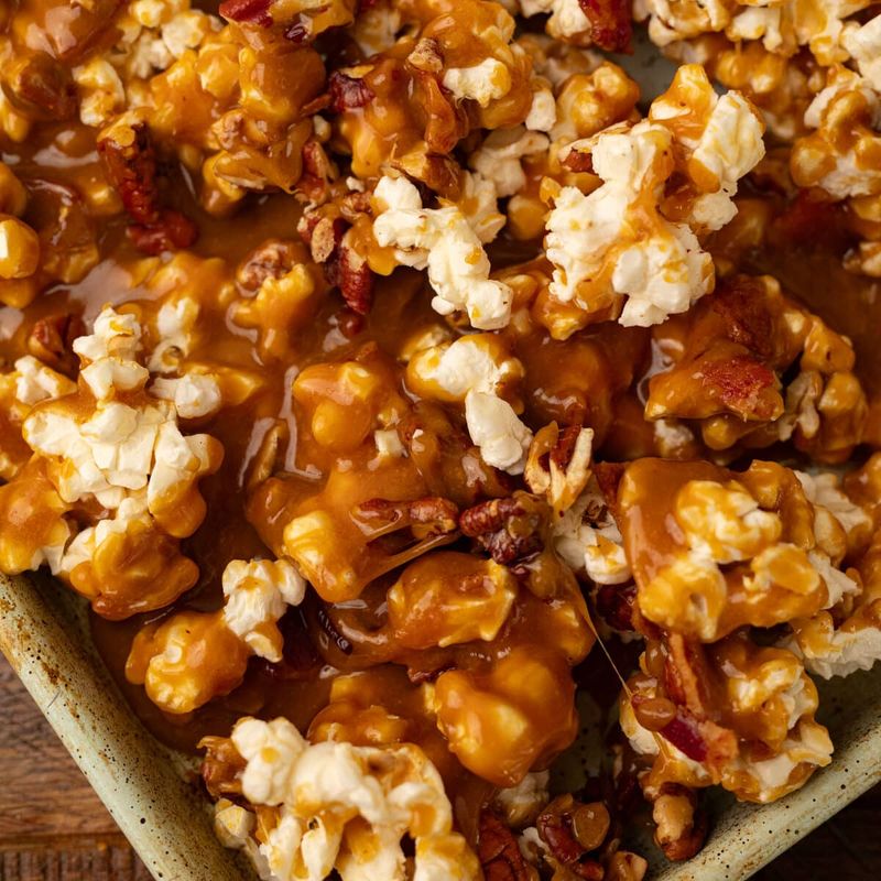 Caramel Bacon Popcorn