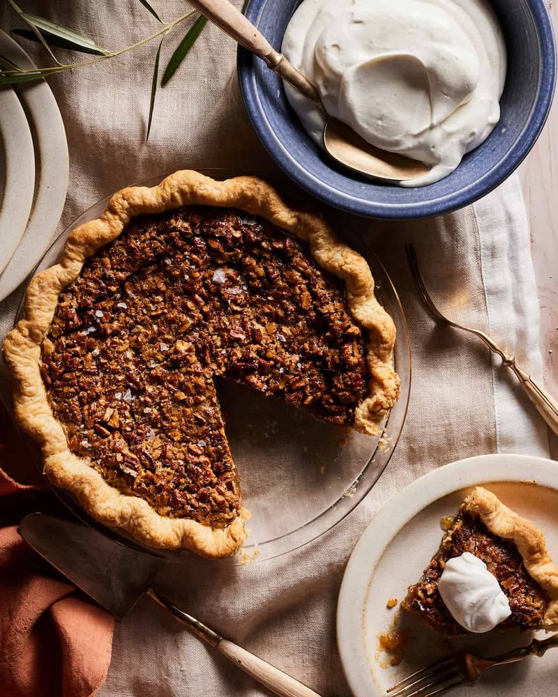 Dad's Birthday Bourbon Pecan Pie
