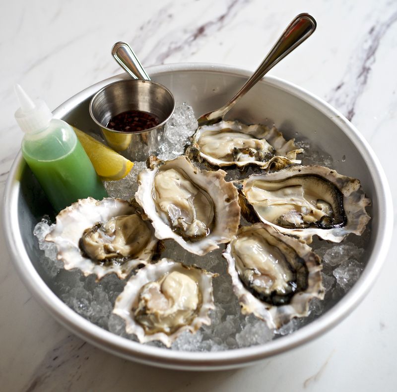 Freshly Shucked Oysters