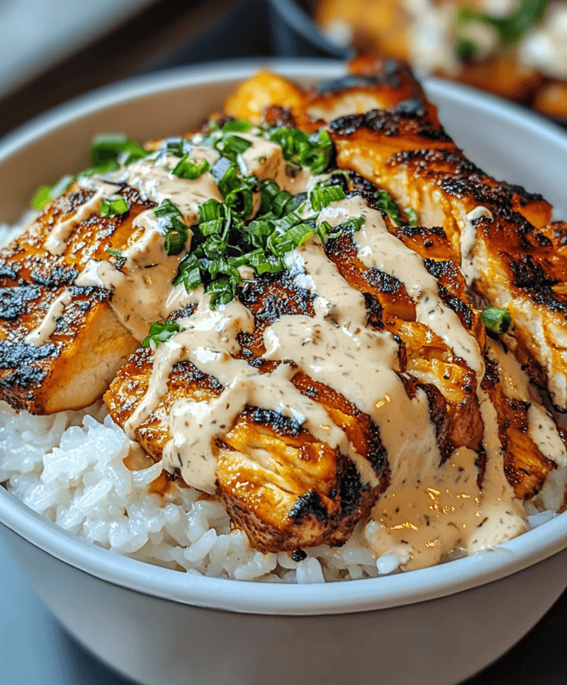 Creamy Chicken And Rice Bowls