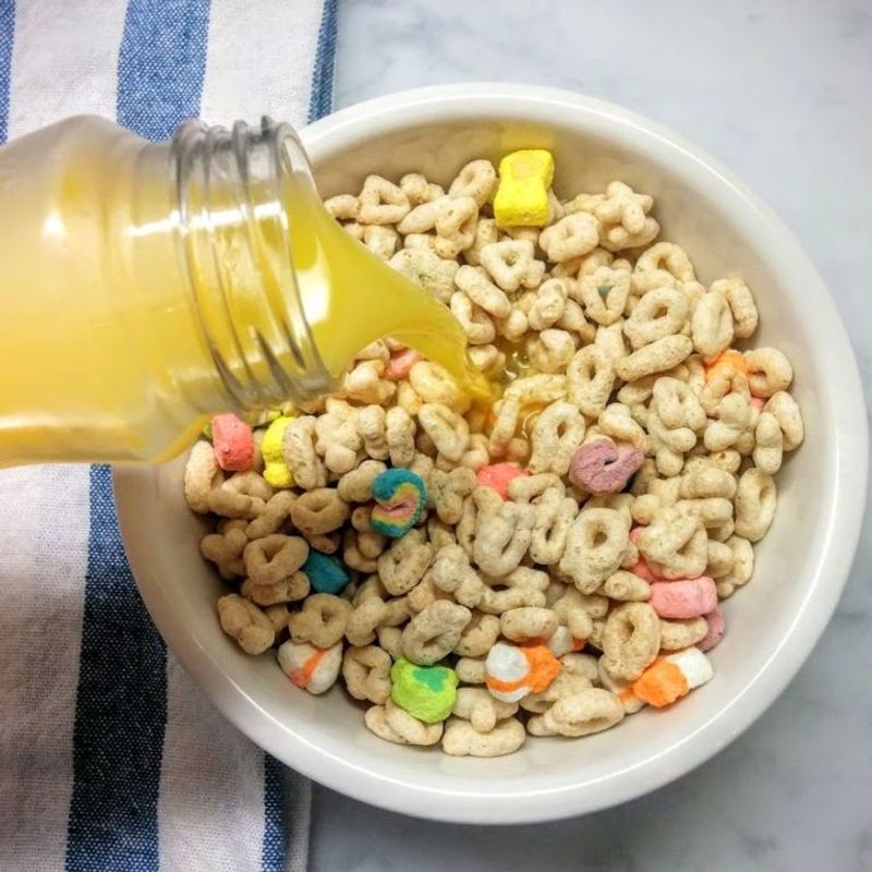 Soda In Cereal