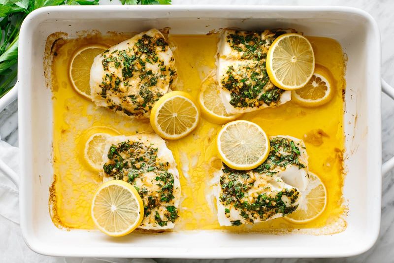 Baked Cod With Herbs