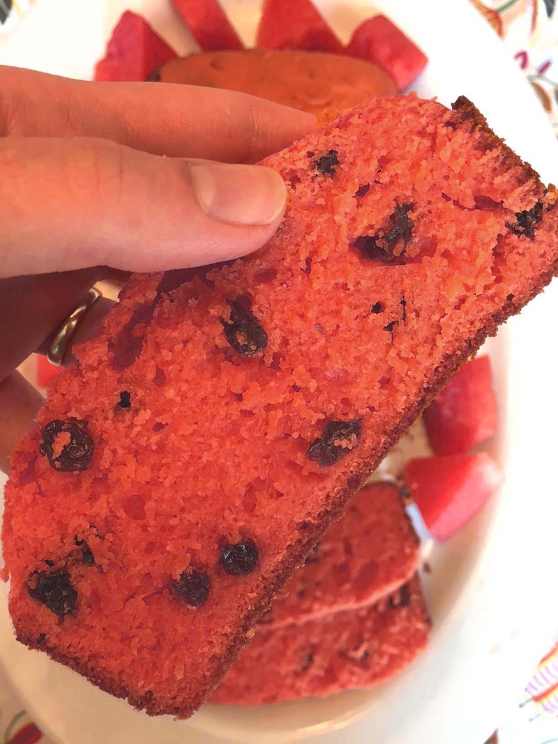 Bake Into Watermelon Bread