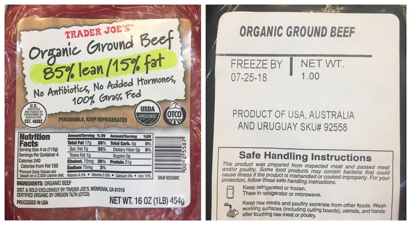 Meat Labeled “Product Of Multiple Countries”