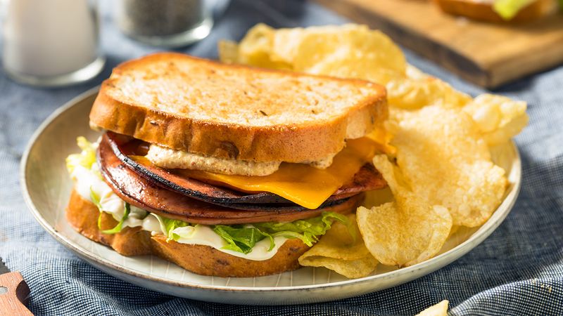 Grilled Bologna Sandwiches