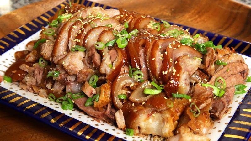 Korean-Style Braised Pork (Jokbal)