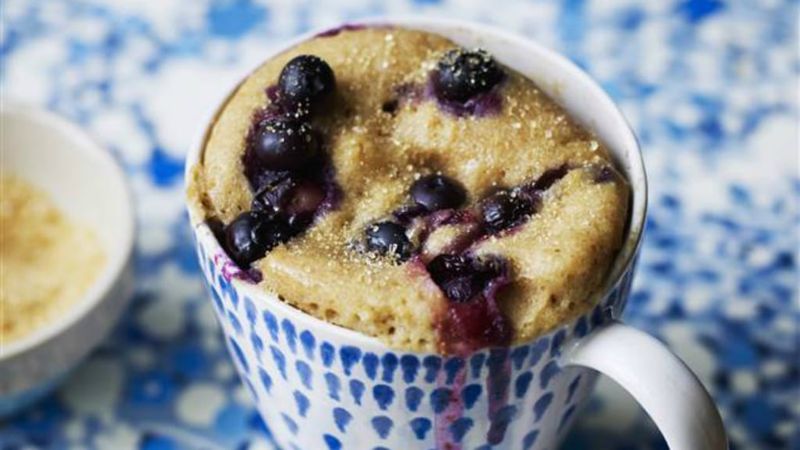 Blueberry Muffin In A Mug