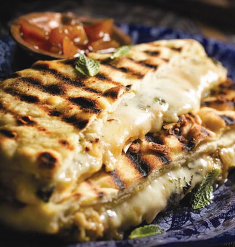 Naan Grilled Cheese
