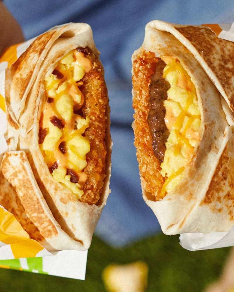 Breakfast Crunchwrap Sausage