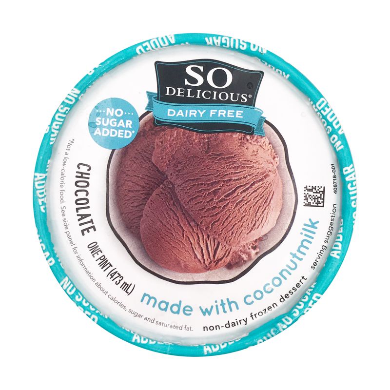 So Delicious No Sugar Added Chocolate