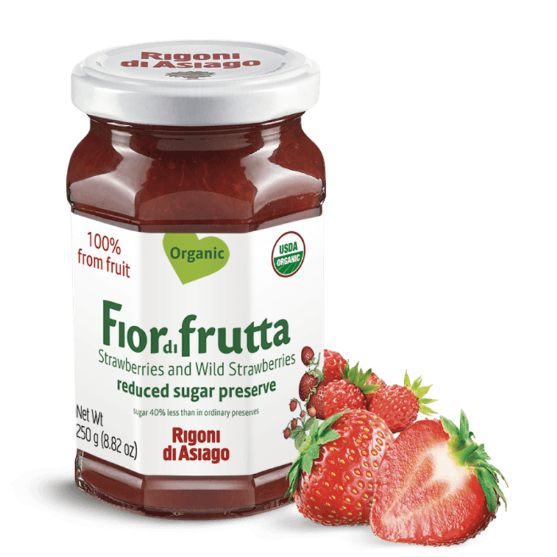Rigoni Di Asiago Fiordifrutta Strawberry Organic Fruit Spread
