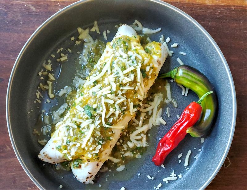 New Mexico's Hatch Green Chili Burrito