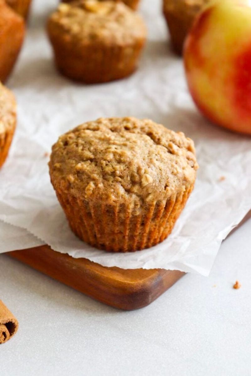 Apple Cinnamon Oat Muffins