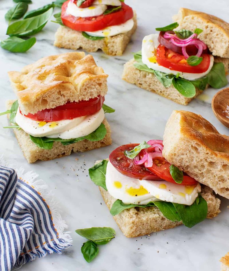 3-Minute Caprese Sandwich