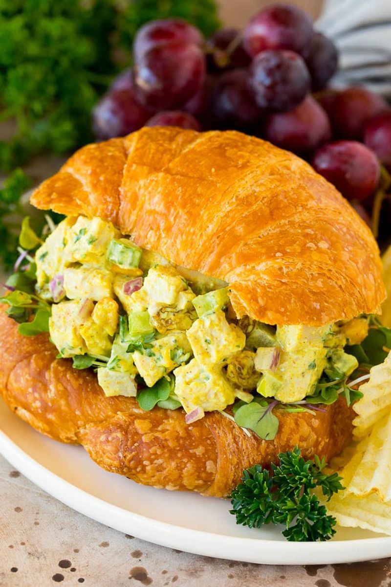 Curried Chicken Salad Croissant