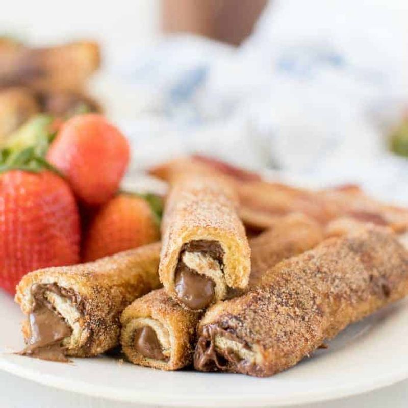 Nutella French Toast Roll-Ups