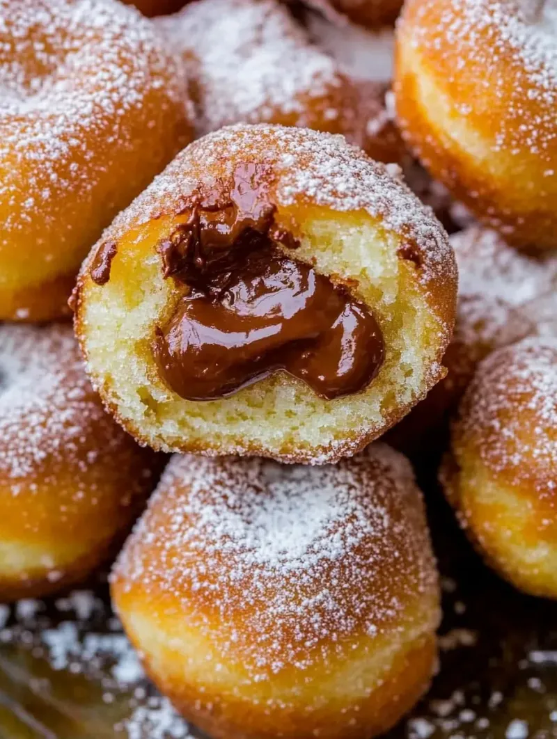 Nutella-Filled Donuts