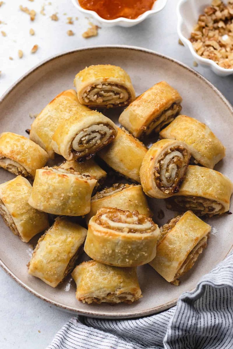 Apricot Rugelach Spirals