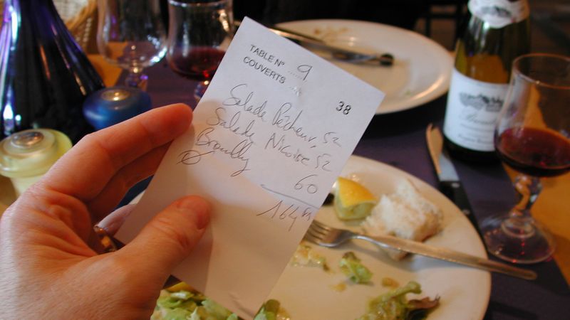 Leaving A Kind Note Or Compliment On The Receipt