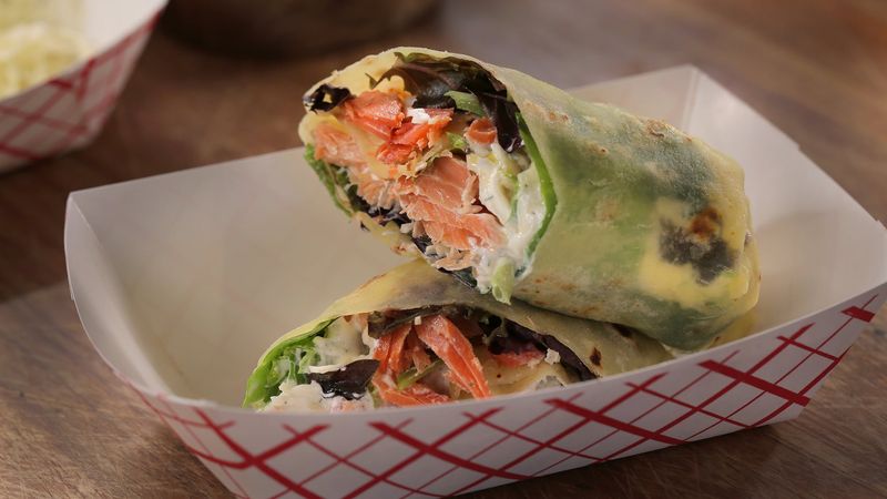 Oregon's Smoked Salmon Burrito