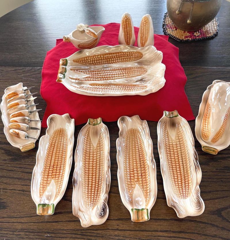 Corn On The Cob With Butter Holders