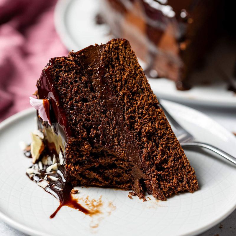 Chocolate Avocado Fudge Cake