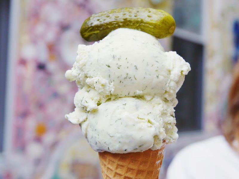 Mint Ice Cream And Pickles