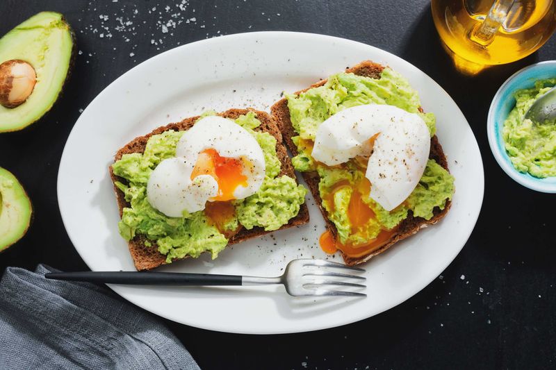 Avocado Toast With Poached Egg