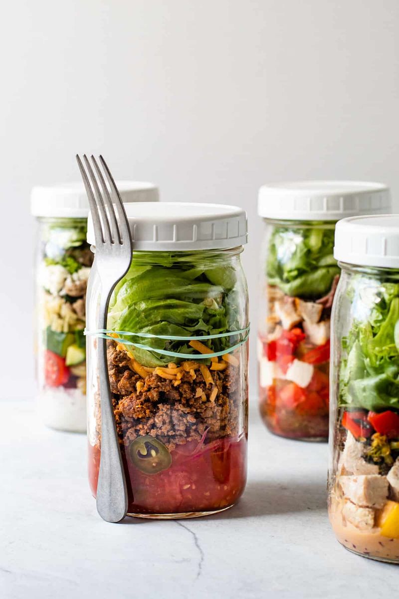 Layered Lunch Salads