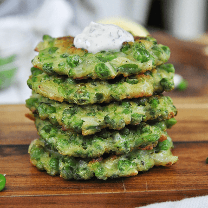 Crispy Pea Fritters