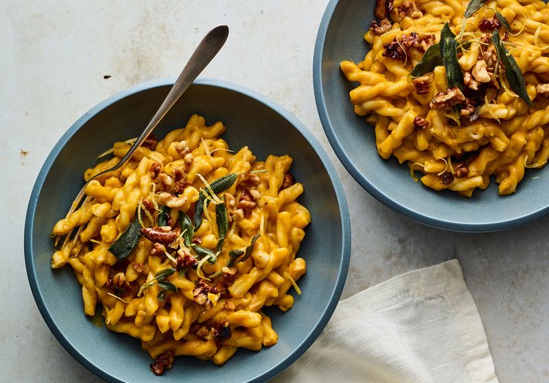 Butternut Squash And Ricotta Pasta