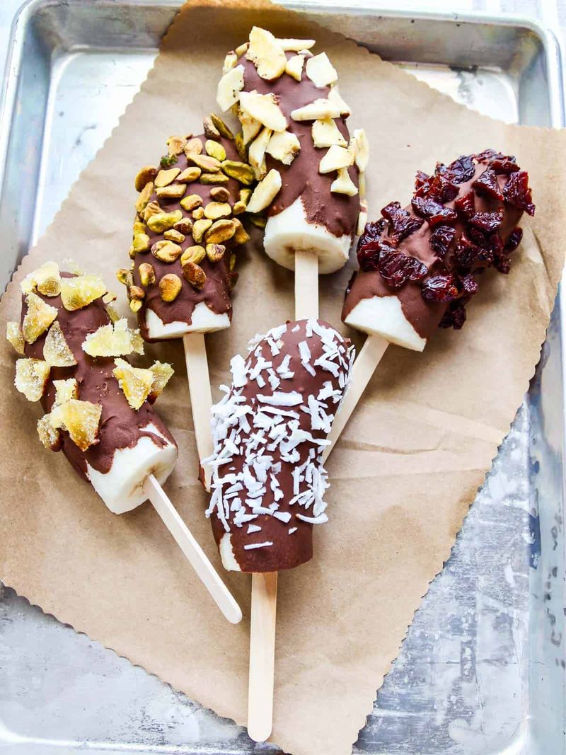 Frozen Chocolate-Covered Bananas