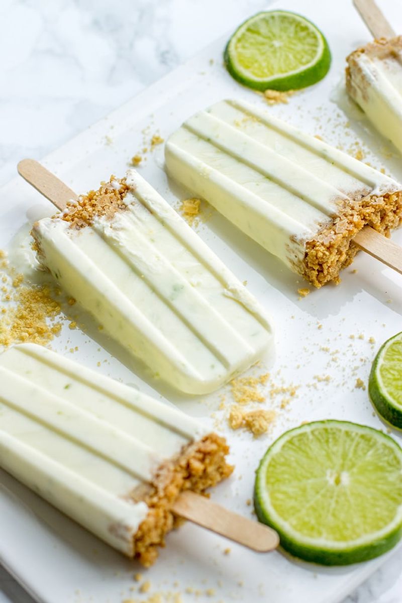 Key Lime Pie Popsicles