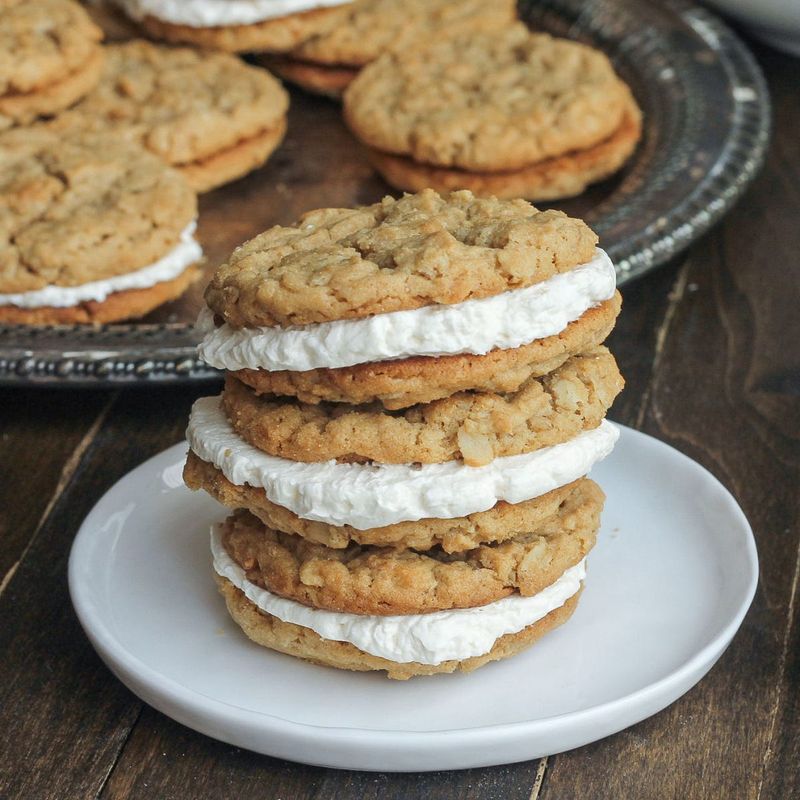 Oatmeal Stout Cookie Sandwiches