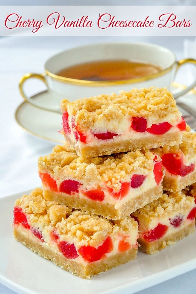 Cherry Cheesecake Bars