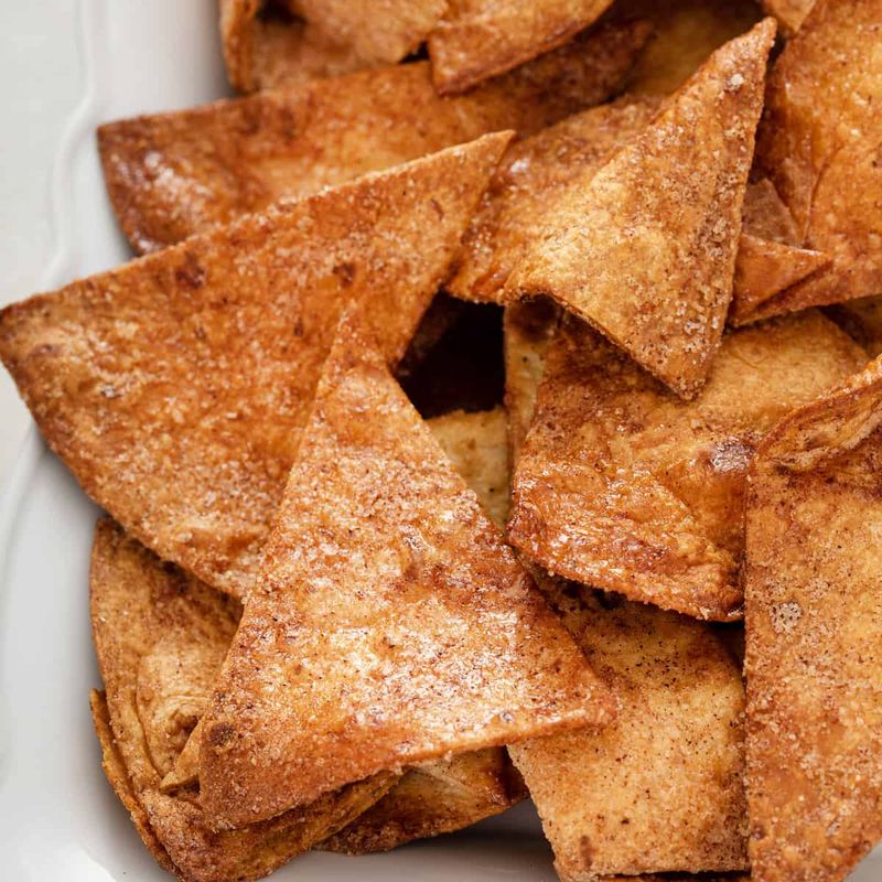 Cinnamon Sugar Tortilla Crisps