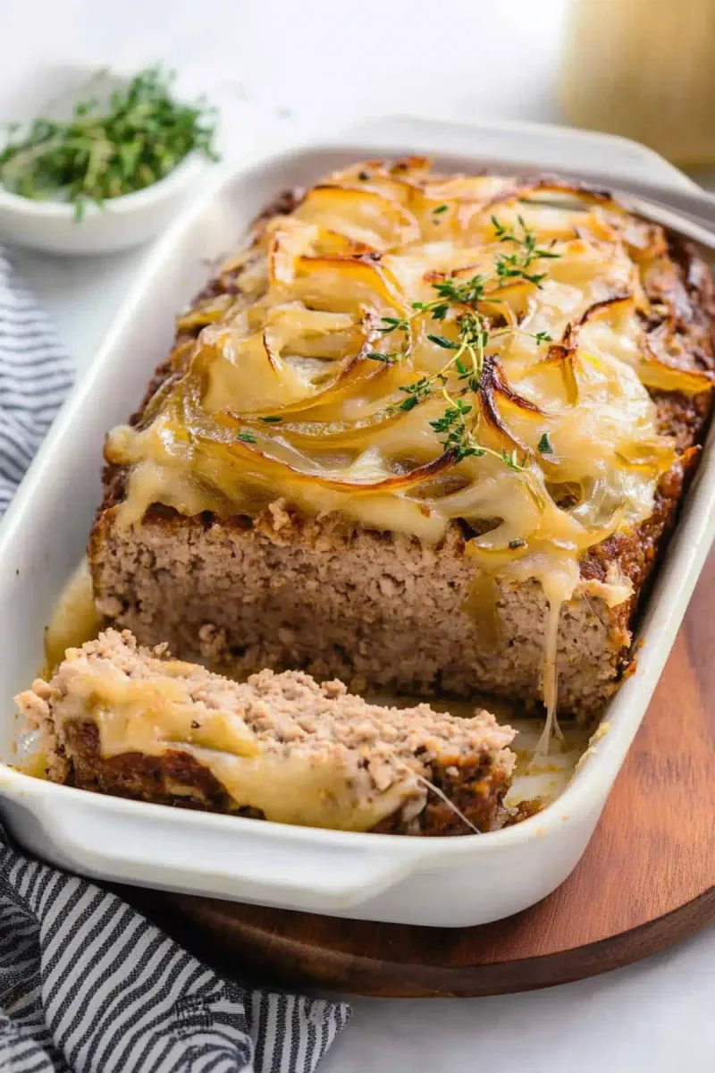 French Onion Meatloaf