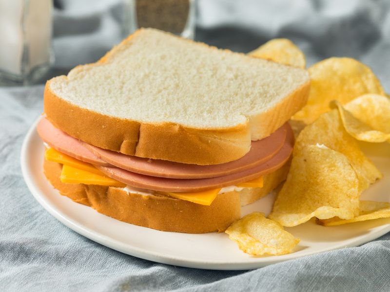 Bologna On White Bread