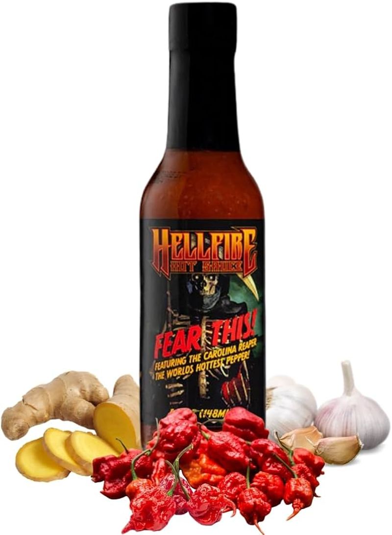Hellfire Fear This! Carolina Reaper Sauce