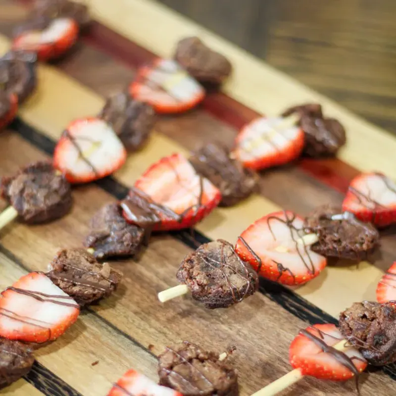 Chocolate-Dipped Strawberry Tower