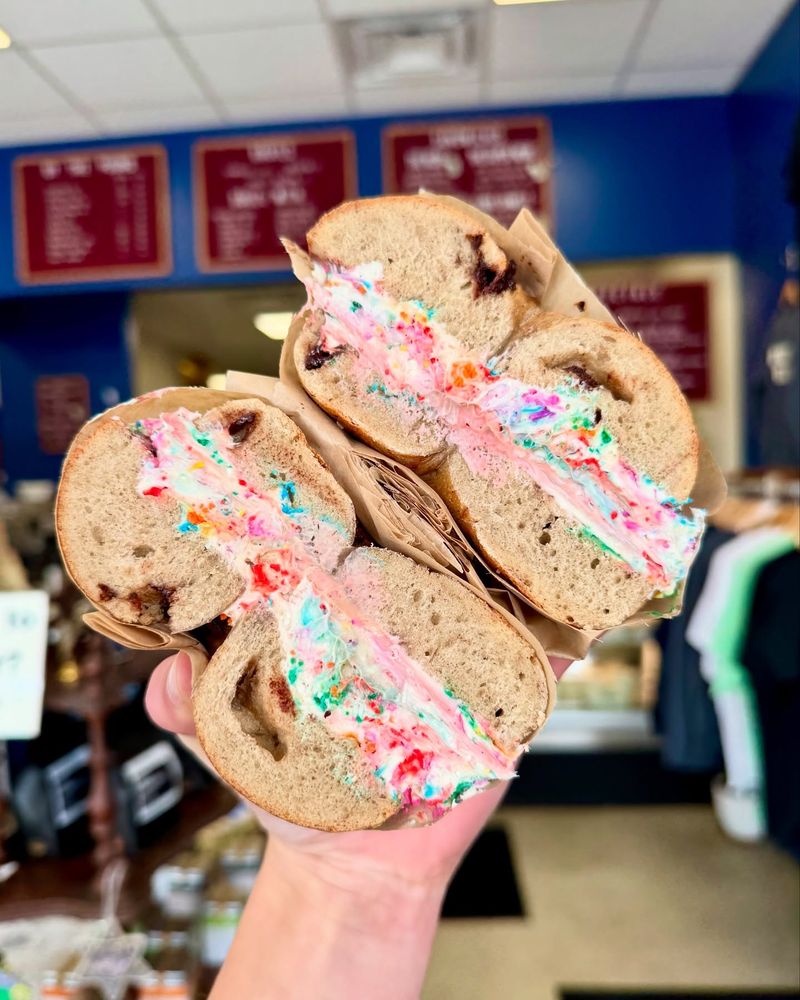 Birthday Cake Bagel