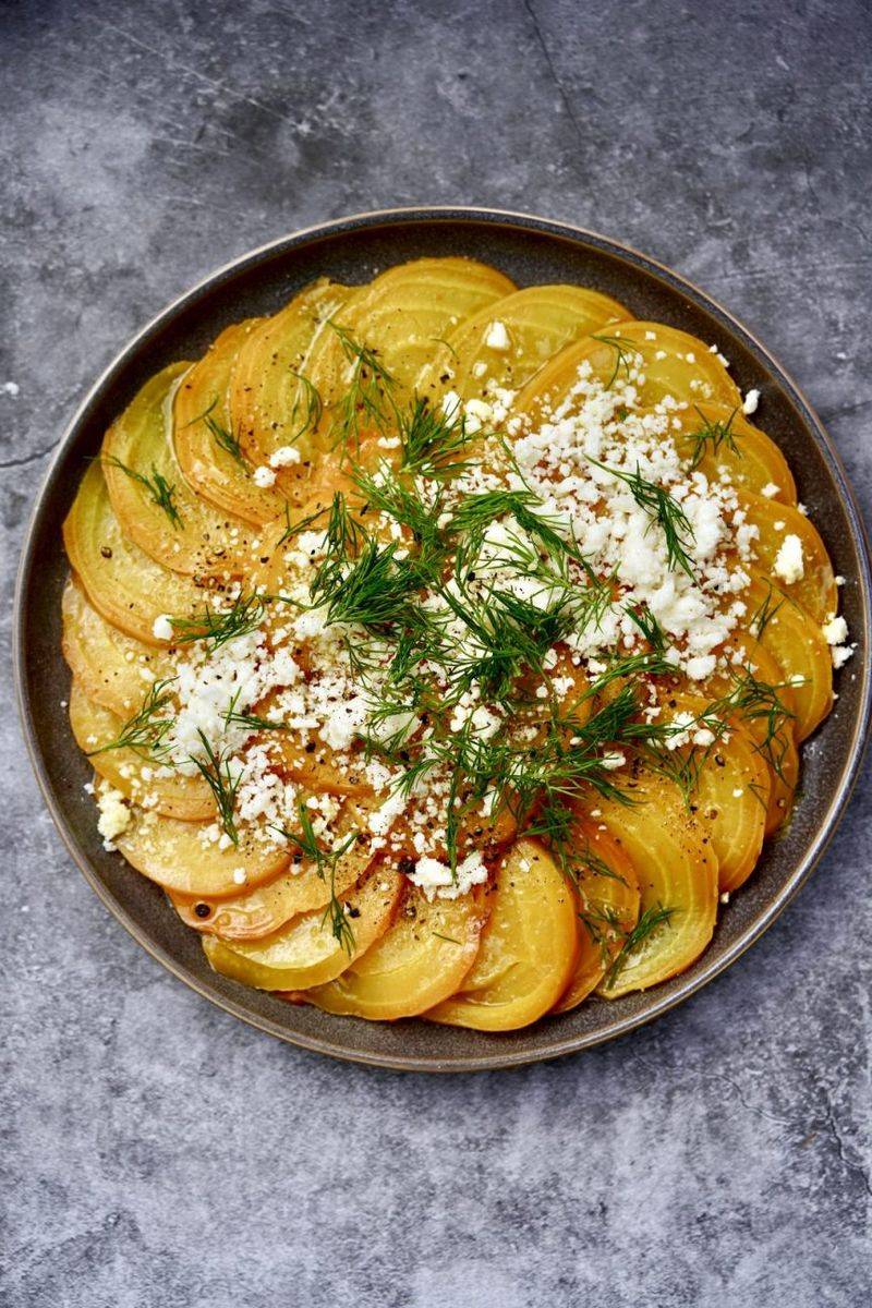 Golden Beet Carpaccio