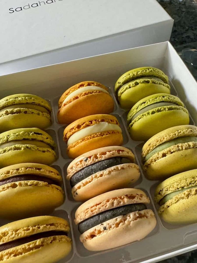 Sadaharu Aoki's Black Sesame Macaron (Tokyo, Japan)