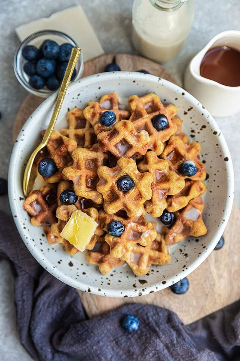 Banana Nut Waffles