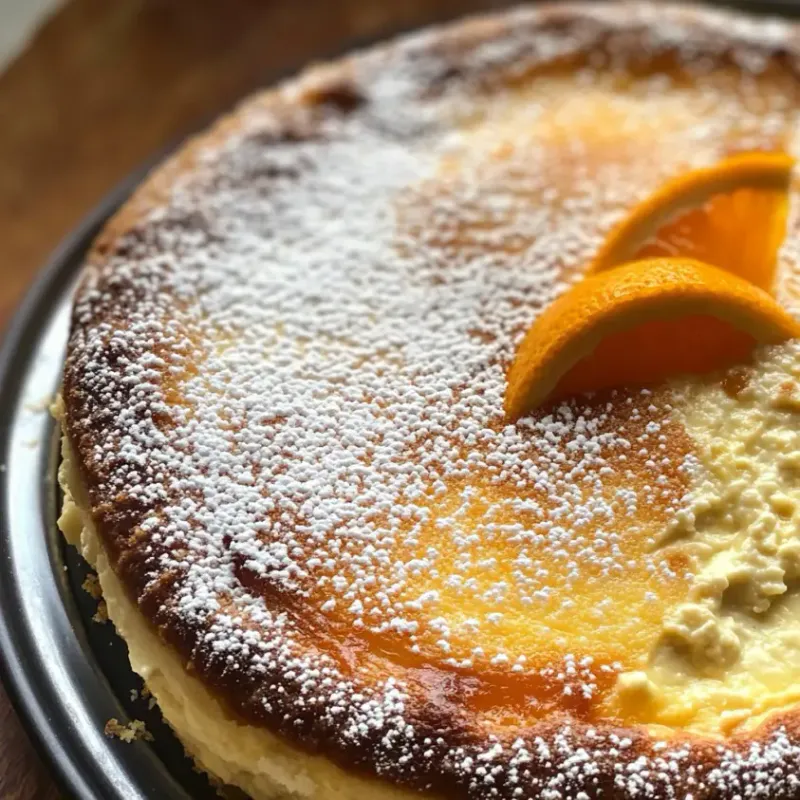 Tangerine Ricotta Cheesecake