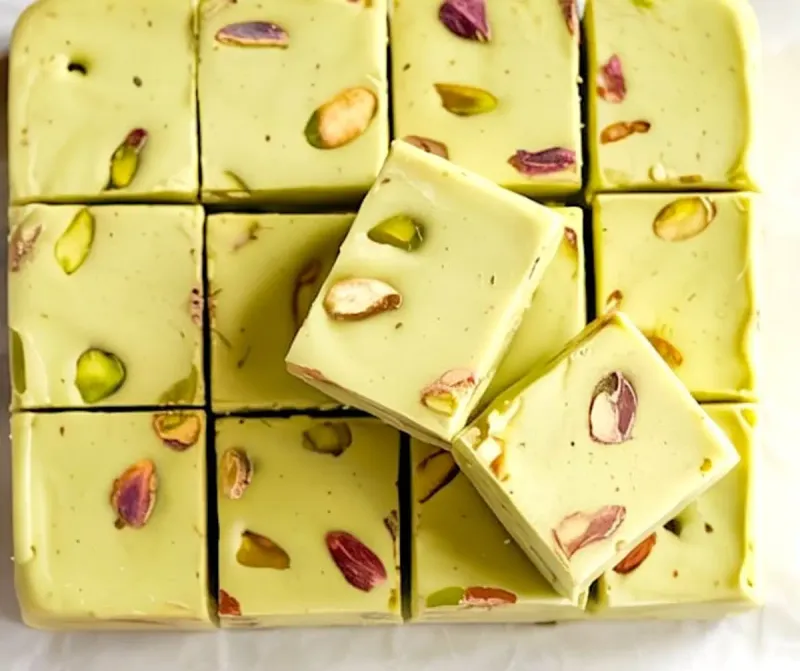 Pistachio Pastel Fudge