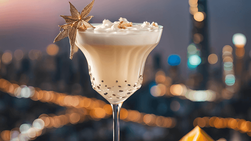 Cardamom Hot Chocolate With Gold Dust